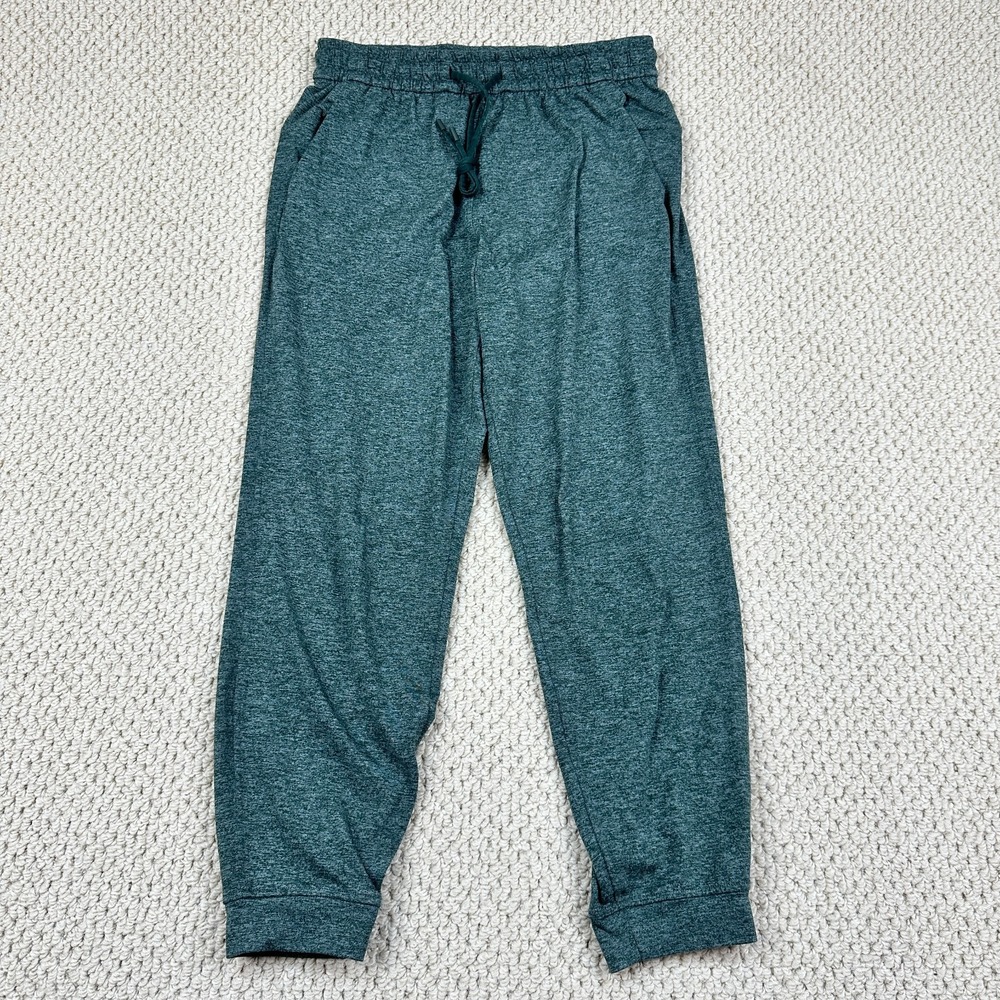 Lululemon Jogger Womens 6 Green Heathered Soft Jersey Classic Fit Mid Rise